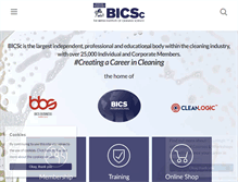 Tablet Screenshot of bics.org.uk